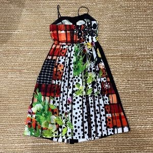 Clover canyon xs silk dress.